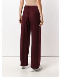 Темно-красные широкие брюки от Aspesi