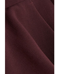 Темно-красные широкие брюки от Fendi