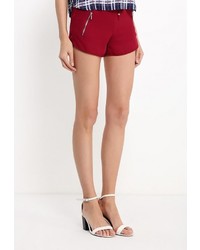 Женские темно-красные шорты от Jennyfer