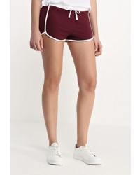 Женские темно-красные шорты от Topshop