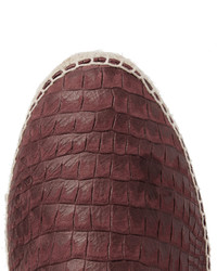 Мужские темно-красные эспадрильи от Jimmy Choo