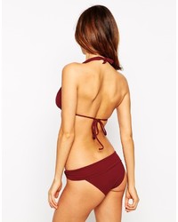 Темно-красный бикини-топ от Melissa Odabash