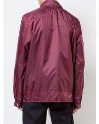 Мужской темно-красный бомбер с принтом от Rhude