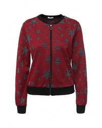 Женский темно-красный бомбер от Aurora Firenze