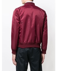 Мужской темно-красный бомбер от Natural Selection