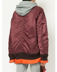 Женский темно-красный бомбер от Maison Mihara Yasuhiro