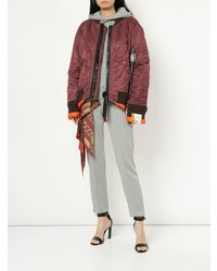 Женский темно-красный бомбер от Maison Mihara Yasuhiro