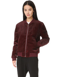 Женский темно-красный бомбер от J.o.a.