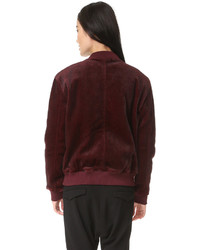 Женский темно-красный бомбер от J.o.a.