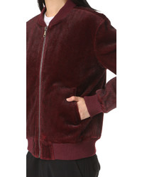 Женский темно-красный бомбер от J.o.a.