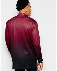 Мужской темно-красный бомбер от Jaded London