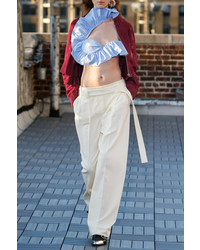 Женский темно-красный бомбер от Cédric Charlier