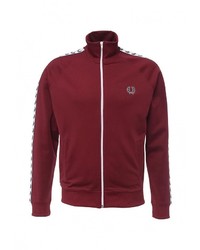 Мужской темно-красный бомбер от Fred Perry