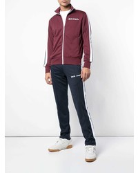 Мужской темно-красный бомбер от Palm Angels