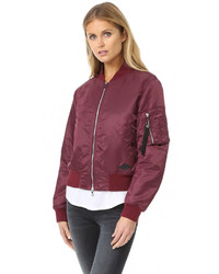 Женский темно-красный бомбер от Rag & Bone
