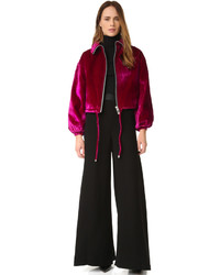 Женский темно-красный бомбер от Opening Ceremony