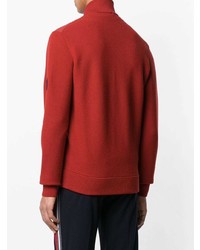 Мужской темно-красный бомбер от Z Zegna