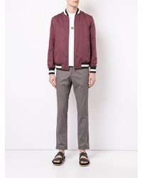 Мужской темно-красный бомбер от Cerruti 1881