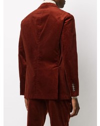 Мужской темно-красный вельветовый пиджак от Brunello Cucinelli