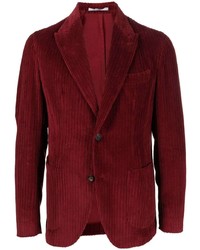 Мужской темно-красный вельветовый пиджак от Eleventy