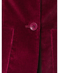 Женский темно-красный вельветовый пиджак от Etro
