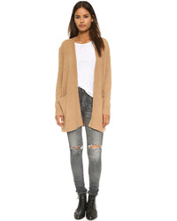 Женский темно-красный вязаный открытый кардиган от Madewell