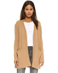 Женский темно-красный вязаный открытый кардиган от Madewell