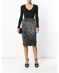 Женский темно-красный вязаный свитер от Tom Ford