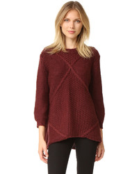 Женский темно-красный вязаный свитер от Somedays Lovin