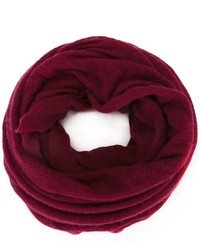Женский темно-красный вязаный шарф от Isabel Marant