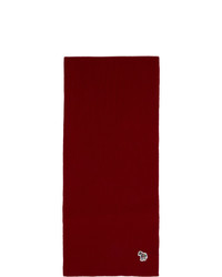 Мужской темно-красный вязаный шарф от Ps By Paul Smith