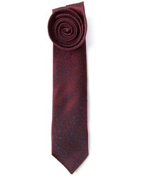 Мужской темно-красный галстук с принтом от Mr Start