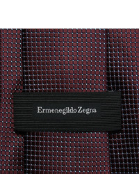 Мужской темно-красный галстук от Ermenegildo Zegna
