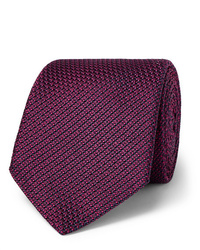 Мужской темно-красный галстук от Canali