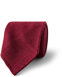 Мужской темно-красный галстук от Drakes