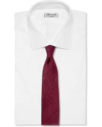Мужской темно-красный галстук от Drakes