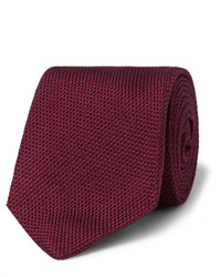 Мужской темно-красный галстук от Drakes