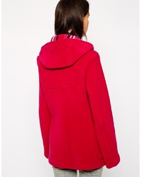 Женский темно-красный дафлкот от Gloverall