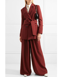 Женский темно-красный двубортный пиджак от RUH