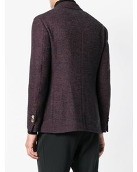 Мужской темно-красный двубортный пиджак от Gabriele Pasini