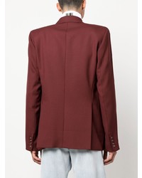 Мужской темно-красный двубортный пиджак от VTMNTS