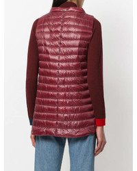 Женский темно-красный жилет от Herno