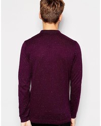 Мужской темно-красный кардиган от Asos