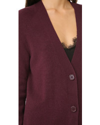 Женский темно-красный кардиган от Equipment