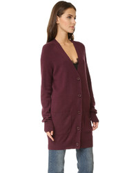 Женский темно-красный кардиган от Equipment