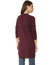 Женский темно-красный кардиган от Equipment