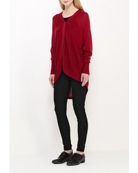 Женский темно-красный кардиган от Mango