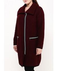 Женский темно-красный кардиган от Milana Style