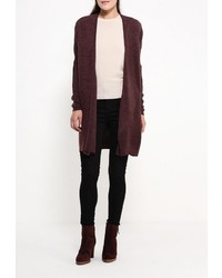 Женский темно-красный кардиган от Only