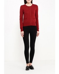 Женский темно-красный кардиган от Sisley